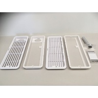 Dometic A1625 Fridge Vent Kit (Upper And Lower) [Colour: White]
